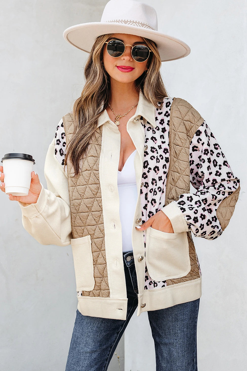 Cheetah Chic Quilted Jacket