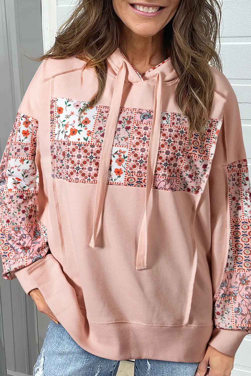 Soft Blush Quilted Hood