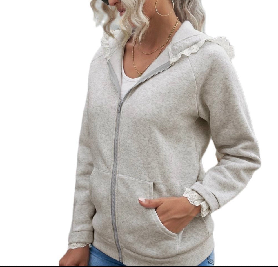 Gray Charm Hoodie