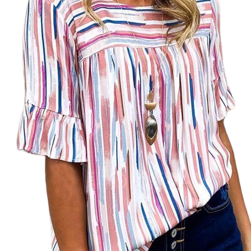 Blush & Sky Striped Top