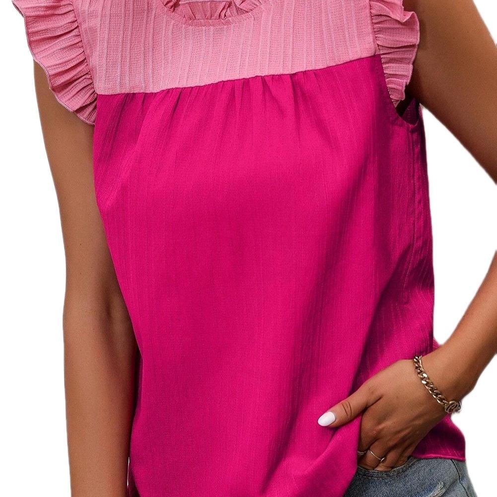 Blush & Bubblegum Ruffle Top