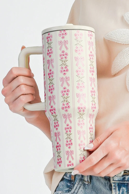 Pretty in Pink Bow Tumbler 40oz