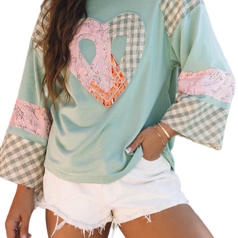 Peace & Plaid Blouse